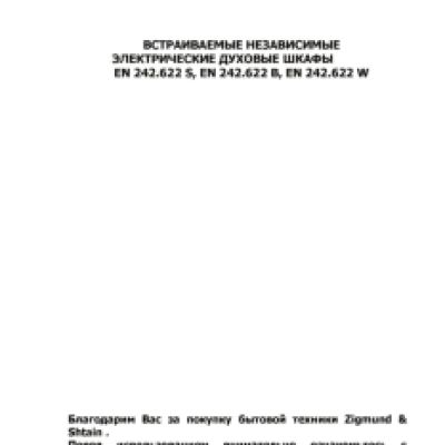 ZIGMUND SHTAIN EN 242.622 B