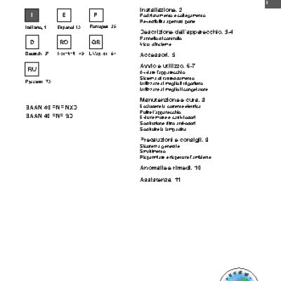 INDESIT BAAN 40 FNF NXD SD