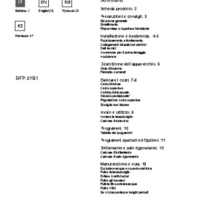 INDESIT DFP 27 B1 A EU