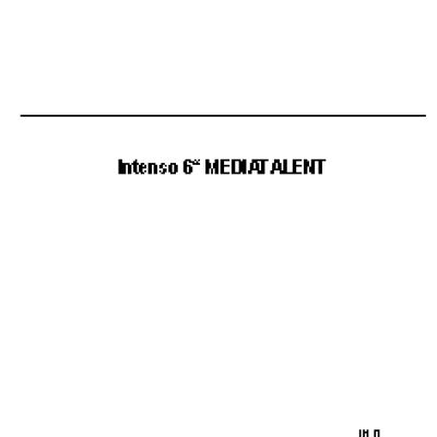 INTENSO 6 Media Talent