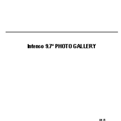 INTENSO 9, 7 Photo Gallery