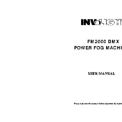 INVOLIGHT FM2000 DMX