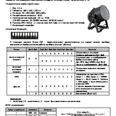INVOLIGHT LEDPAR64/AL