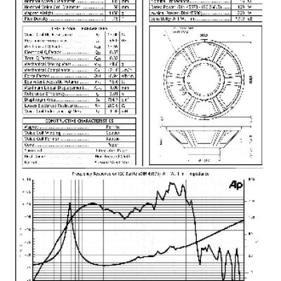 JENSEN LOUDSPEAKERS C15K (16 Ohm)