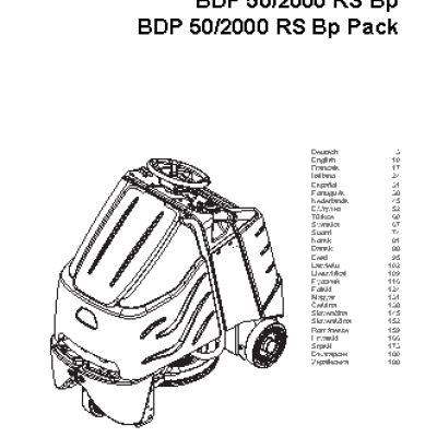 KARCHER BDP 50/2000 RS