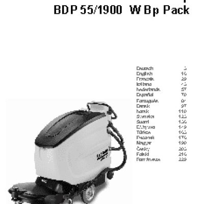 KARCHER BDP 55/1900 W Bp Pack
