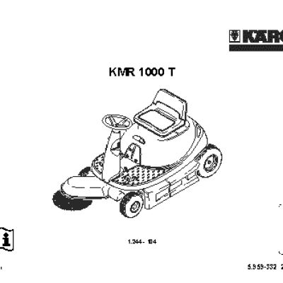 KARCHER KMR 1000 T
