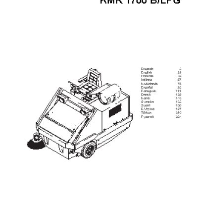 KARCHER KMR 1700 B/Lpg