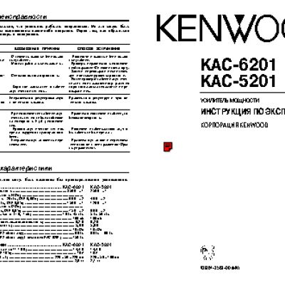 KENWOOD KAC-5201 / KAC-6201