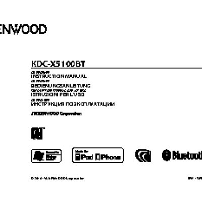 KENWOOD KDC-X5100BT