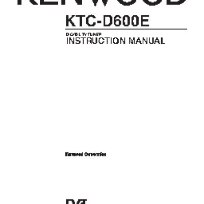 KENWOOD KTC-D600E
