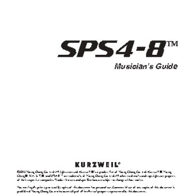 KURZWEIL SPS4-8
