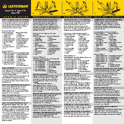 LEATHERMAN Squirt P4