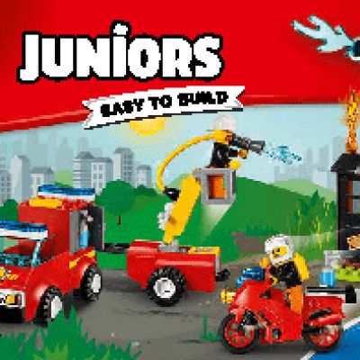 LEGO Juniors 10740 Чемоданчик Пожарная команда