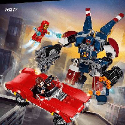 LEGO Super Heroes 76077 Железный человек: Стальной Детройт наносит удар