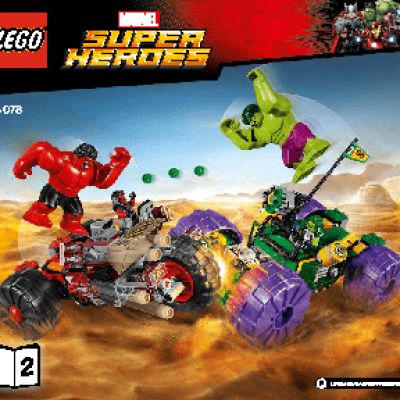 LEGO Super Heroes 76078 Халк против Красного Халка