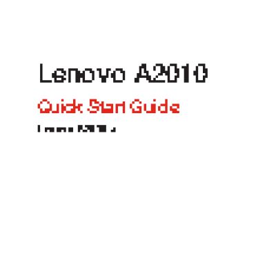 LENOVO A2010-A Dual SIM LTE