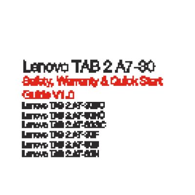 LENOVO Tab 2 A7-30DC 8Gb