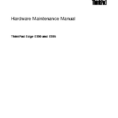 LENOVO ThinkPad Edge E330