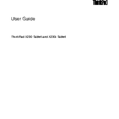 LENOVO ThinkPad X230t