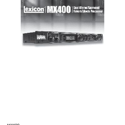 LEXICON MX400