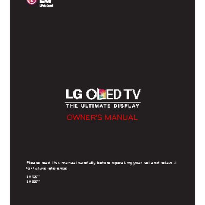 LG Smart TV 55EA980V