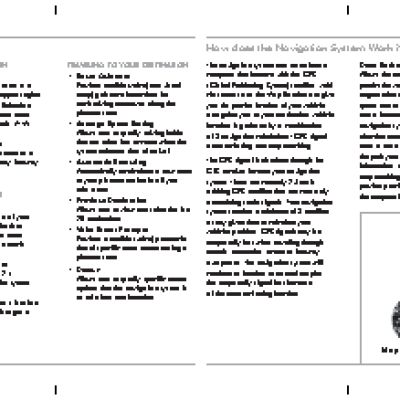 LINCOLN Zephyr (2006) Navigation System
