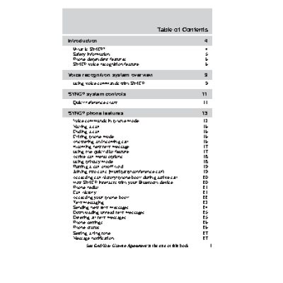 LINCOLN MKZ Hybrid (2011) SYNC