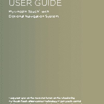 LINCOLN MKX (2011) Navigation System