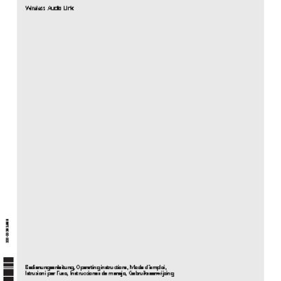 LOEWE Wireless Audio Link