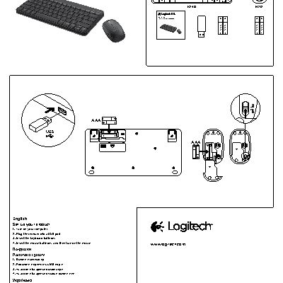 LOGITECH Wireless Combo MK240 USB