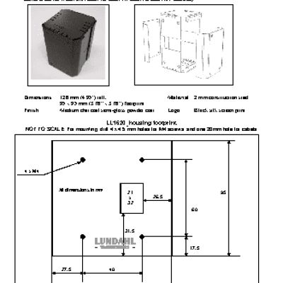 LUNDAHL 1620 housing