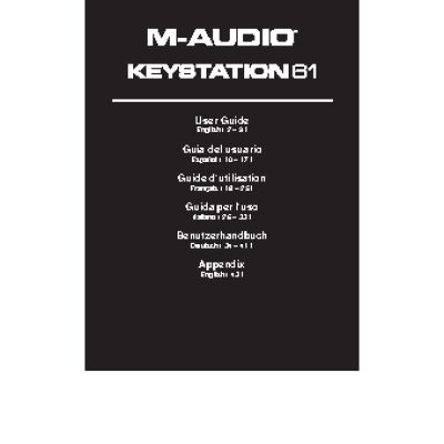 M-AUDIO Keystation 61 - New