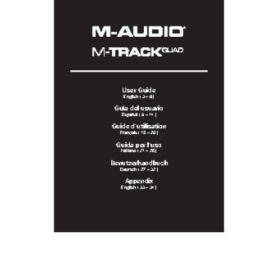 M-AUDIO M-Track Quad