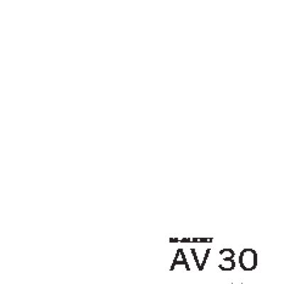 M-AUDIO Studiophile AV 30