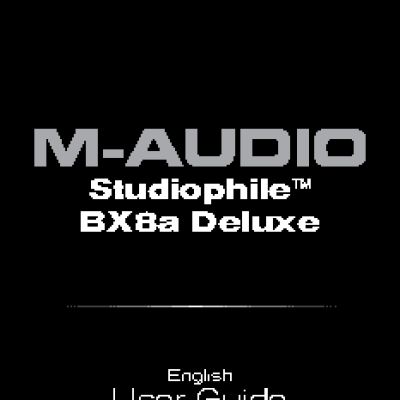 M-AUDIO Studiophile BX8a Deluxe