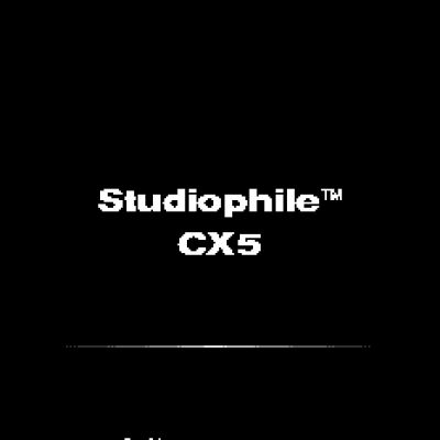 M-AUDIO Studiophile CX5