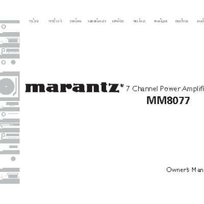 MARANTZ MM8077