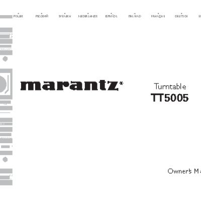 MARANTZ TT5005