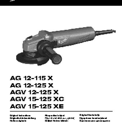 MILWAUKEE AGV 15-125 XE
