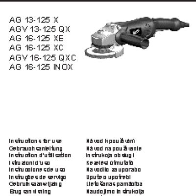 MILWAUKEE AG 16-125 INOX