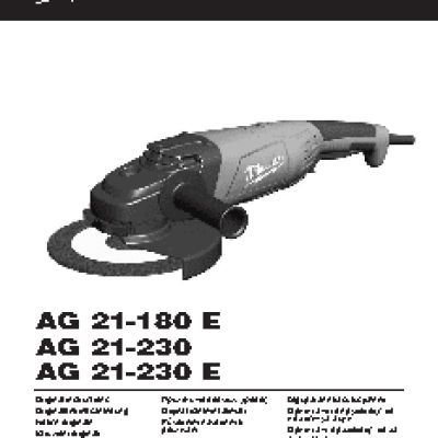 MILWAUKEE AGV 21-230 GE