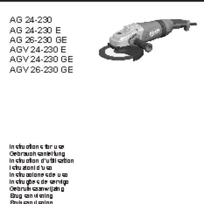 MILWAUKEE AGV 24-230 GE/DMS
