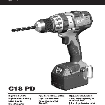 MILWAUKEE C18 PD-22C