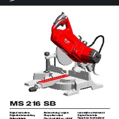 MILWAUKEE MS 216 SB