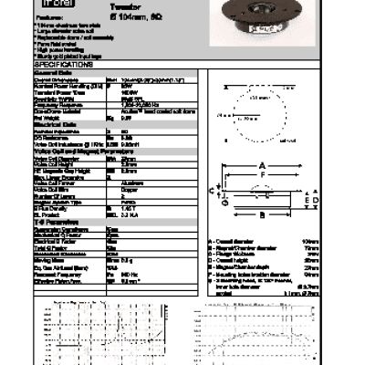 MOREL Classic Advanced Tweeter CAT 298