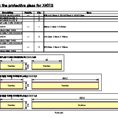 NEC MultiSync X401S PG (Protective Glass)