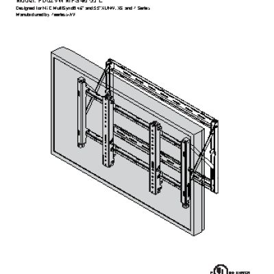 NEC Videowall Mount PD02VW MFS 46 55 L