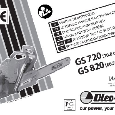 OLEO-MAC GS 820-30 5020-8001E1A