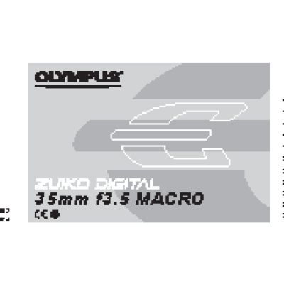 OLYMPUS ZUIKO DIGITAL 35mm Macro 1 3.5